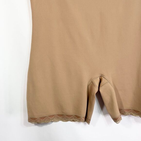 UnderWhere Luxury Collection Plus Size 3X Shapewear Support Shorts Beige‎ 1103 - Picture 4 of 10